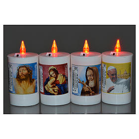 Velas Votivas: Vela eléctrica em plástico duração 40 dias branca Velas Votivas: Vela eléctrica em plástico duração 40 dias branca