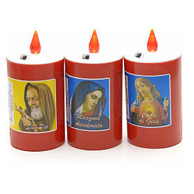 Vela roja eléctrica duración 40 días s3