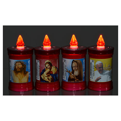 Veilleuse électrique en pvc durée 40 jours rouge 6