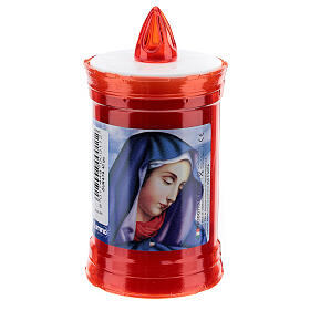 Velas Votivas: Vela eléctrica em pvc duração de 40 dias vermelha Velas Votivas: Vela eléctrica em pvc duração de 40 dias vermelha