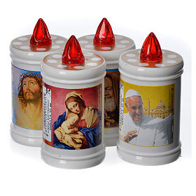 Vela eléctrcia blanca 40 días de duración s7