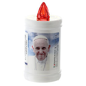 Vela eléctrcia blanca 40 días de duración s3