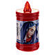 Plastic votive candle, red, lasting 40 days s1