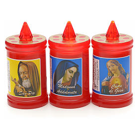 Veilleuse électrique en plastique rouge durée 40 jours s4