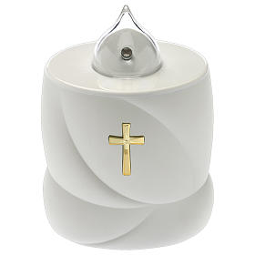 Lumada electric candle, static light with cross