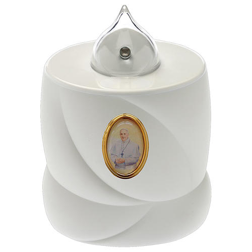 Lumada battery candle, static, Pope Francis 1