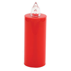 Votive candle, red, Lumada, flickering red light