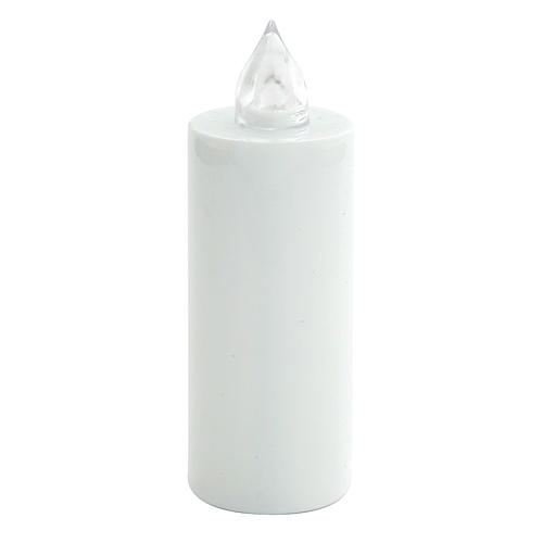 Battery votive candle, white, Lumada, flickering light 1