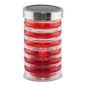 Lantern with solar panel 