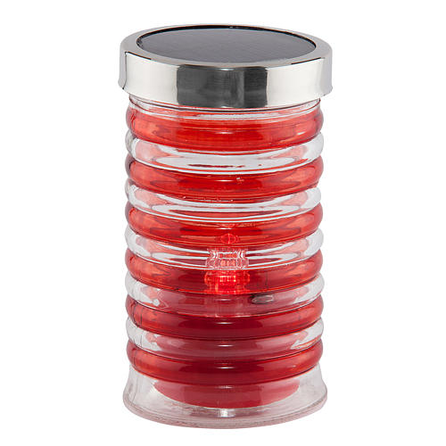 Lantern with solar panel 