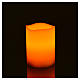LED candles in real wax, battery powered, 3 pieces s2