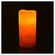 LED candles in real wax, battery powered, 3 pieces s3