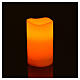 LED candles in real wax, battery powered, 3 pieces s4