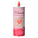 LED votive candle, "Mum" s1