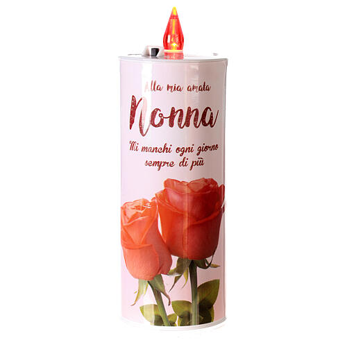 LED votive candle, "Grandma" 1