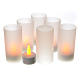 Tea light votive candles, rechargeable LED light, 6 pcs s1