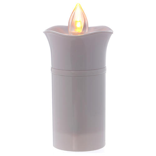 Veilleuse Lumada image Lourdes blanc flamme jaune tremblante 3