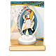 Small altar with electric candle and golden cardboard base Jubilee s1