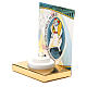 Small altar with electric candle and golden cardboard base Jubilee s2