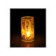 Candle with batteries Our Lady of Lourdes image and fake internal candle s3