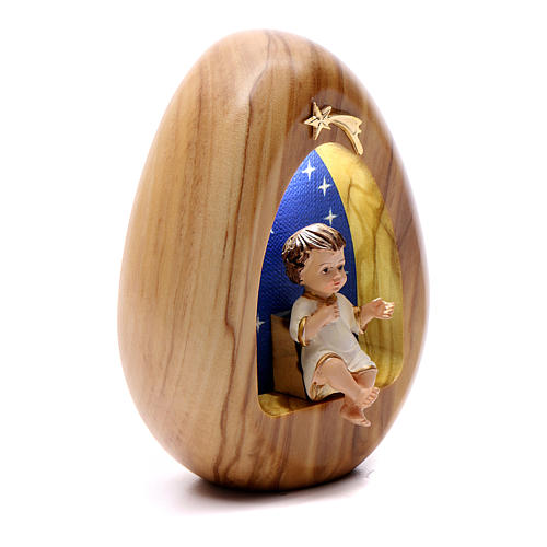 Baby Jesus candle led with BATTERY 11X7 cm 2