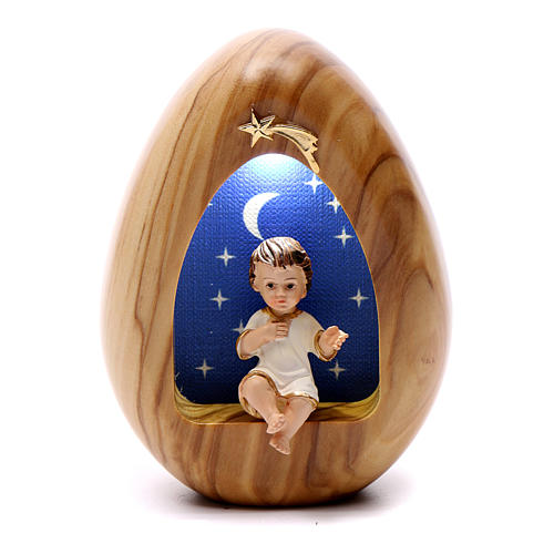 Baby Jesus candle led with BATTERY 11X7 cm 1