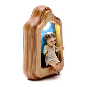 Velas Votivas: Altarinho votivo Menino Jesus com led e música PILHA 11x7 cm Velas Votivas: Altarinho votivo Menino Jesus com led e música PILHA 11x7 cm