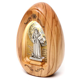 Velas Votivas: Altarinho votivo em madeira de oliveira São Bento com led 10x7 cm Velas Votivas: Altarinho votivo em madeira de oliveira São Bento com led 10x7 cm