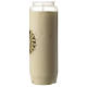Sanctuary candle in white PVC with IHS symbol - 6 days s2