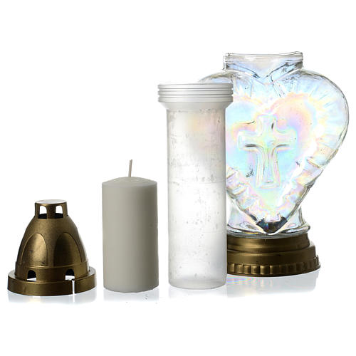 Heart shaped votive candle holder 4