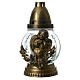 Votive candle holder with golden Angel white colour s1