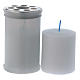 T30 white votive candle with white wax s2