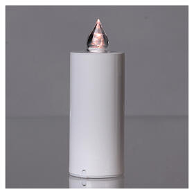 LED white votive candle with white flickering light disposable Lumada