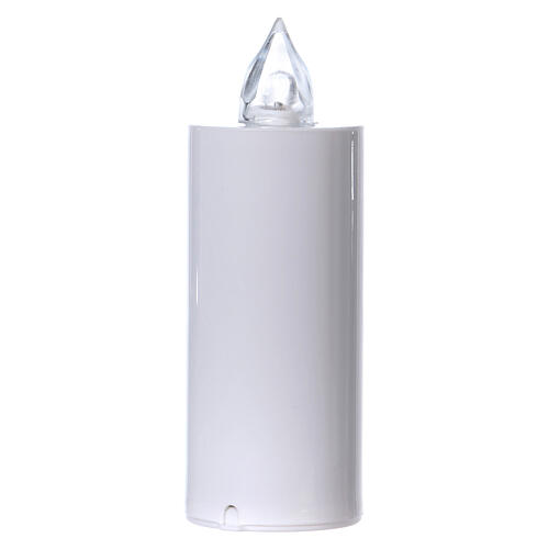 LED white votive candle with white flickering light disposable Lumada 1