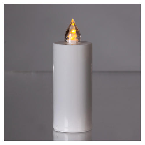 Lumada electric candle with yellow light, disposable 2