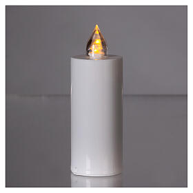 Flameless votive candle yellow light real flame disposable Lumada