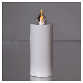Lumada electric candle with yellow fixed light, disposable