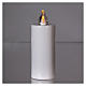 Lumada electric candle with yellow fixed light, disposable s2