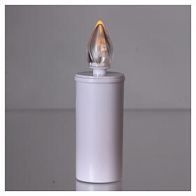 Vela Lumada descartável anual luz intermitente amarela s2