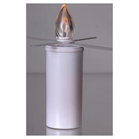 Vela Lumada descartável anual luz intermitente amarela s3