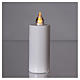 Lumada electric candle with yellow light and white body s2