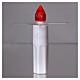 Battery votive candle with red flickering light Lumada s3