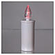 Lumada electric candle with red intermittent light, disposable, one year life s2