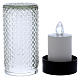 Lumada electric candle in glass with white flickering light s3