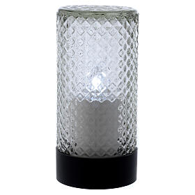 Lumada battery candle with white light flame effect