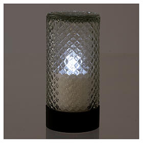 Lumada battery candle with white light flame effect