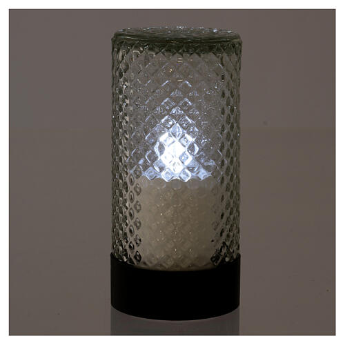 Lumada battery candle with white light flame effect 2