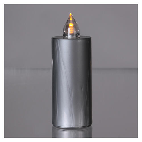 Votive candle Lumada silver fixed yellow light 2