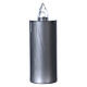 Lumada silver candle with intermittent white light s1