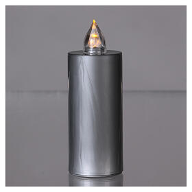 Lumada disposable candle with yellow flashing light